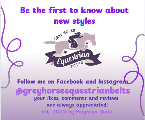 Grey Horse Equestrian Belt Co.